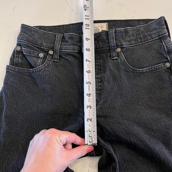 Madewell The Mid-Rise Perfect Vintage Jeans in Clean Black Wash Size 23 - Picture 13 of 13